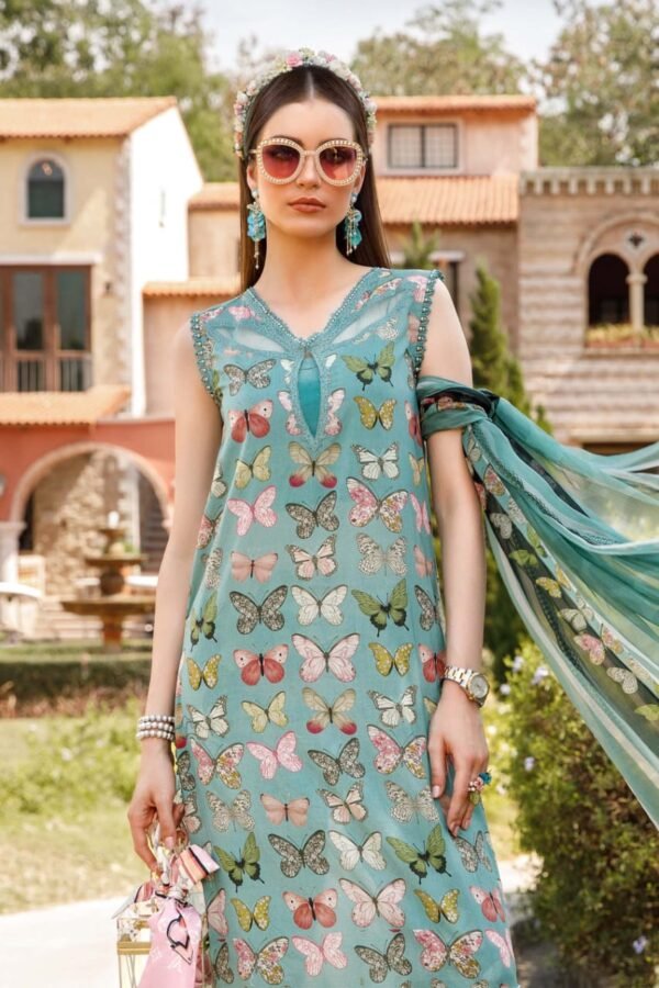 Lawn 3pc Digital Printed Suit - Image 3